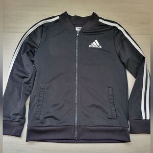Adidas Track Jacket Size Medium Blk/Wht Gender Neutral